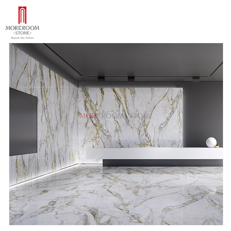 Large size marble 120x240cm calcutta gold tiles