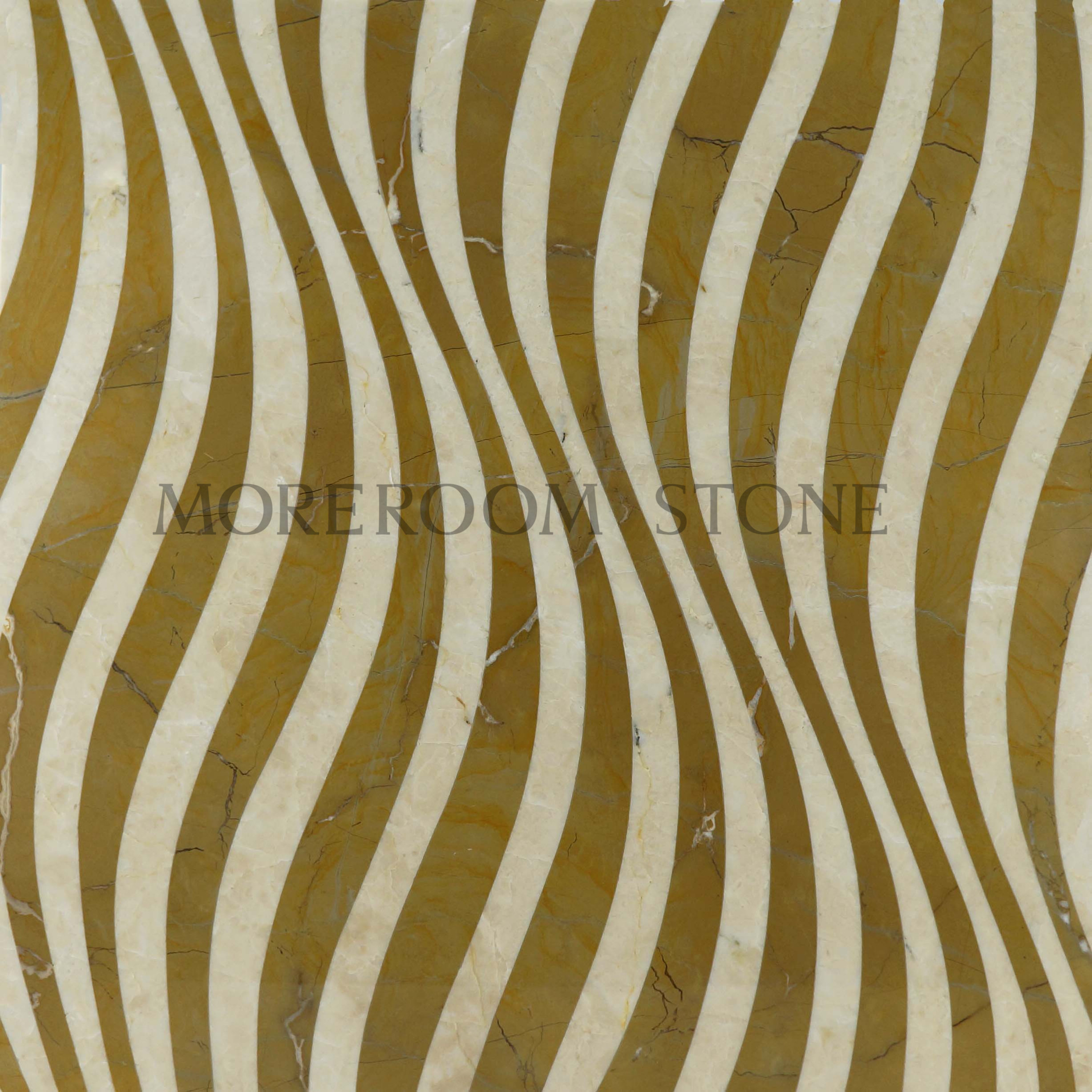 Water Jet Marble Medallion Tile Deco Floor Marble Slab Inlay Composite