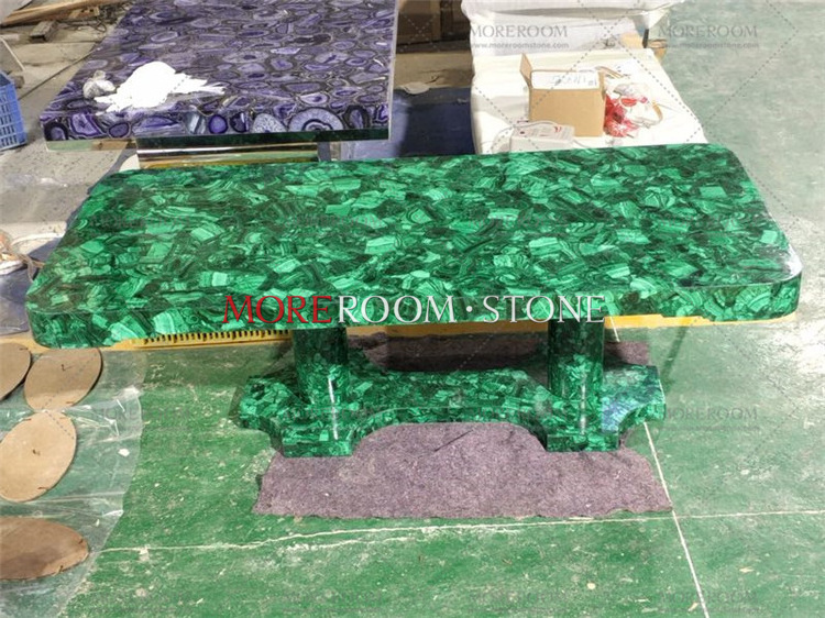 Green Malachite Slab Price Marble Countertop