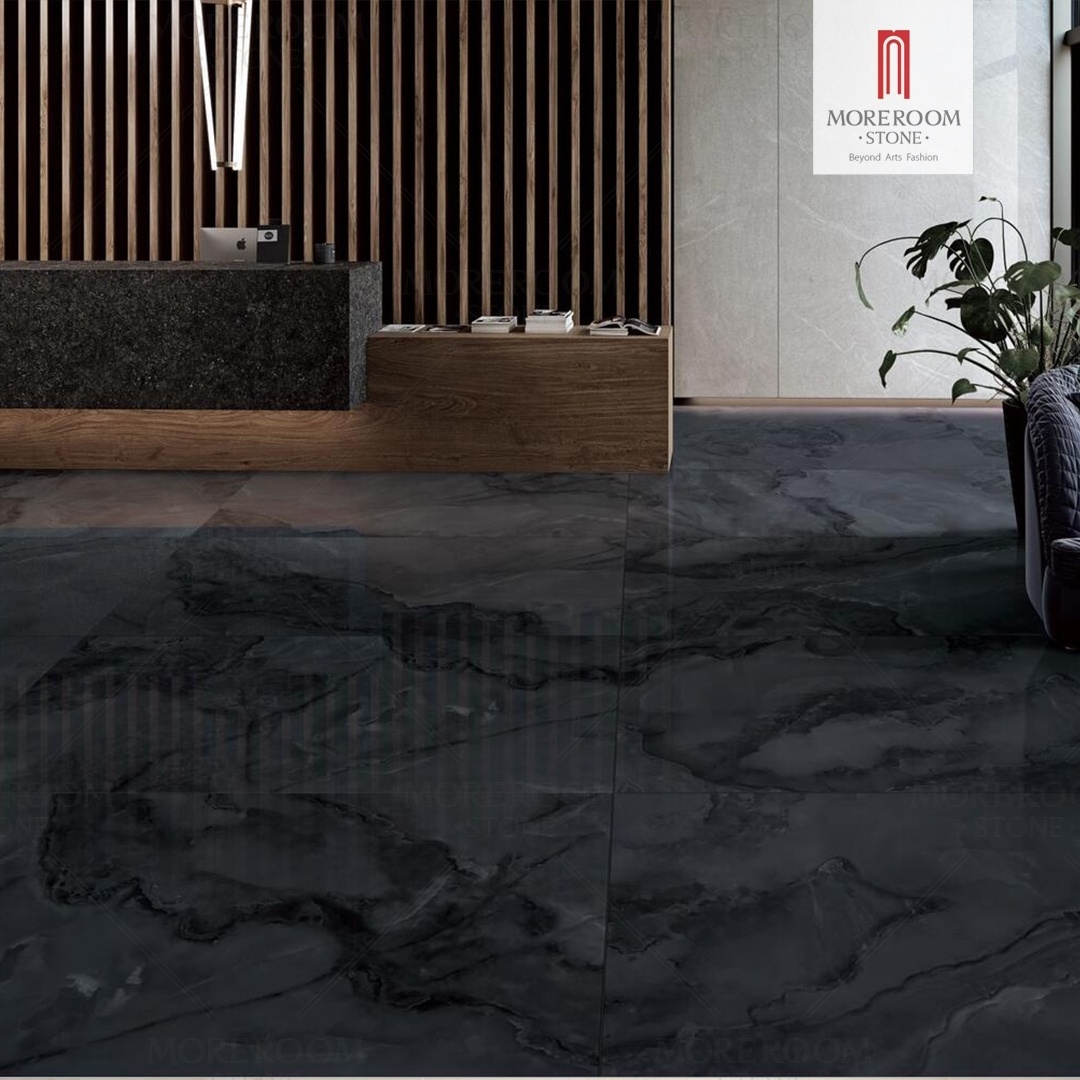 New Arrivals Large Black Marble Slate Ceiling Tiles For Hotel