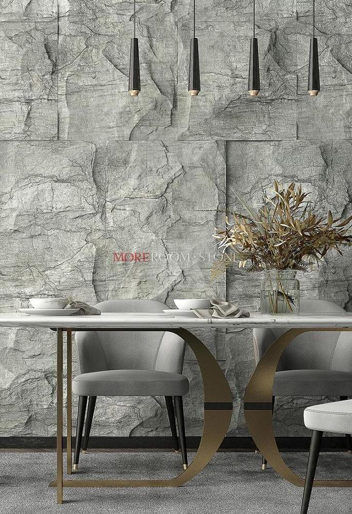 Natural mural decoration 3d feature wall split face stone