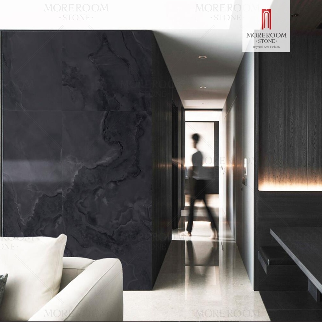 New Arrivals Large Black Marble Slate Ceiling Tiles For Hotel