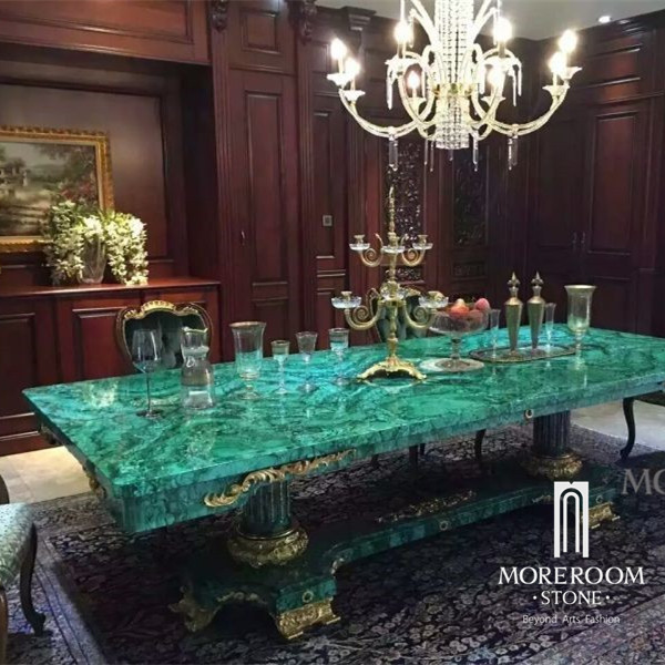 Green Malachite Slab Price Marble Countertop