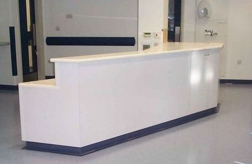 India acrylic Sheet Artificial Table Top pure white hospital customized acrylic table top