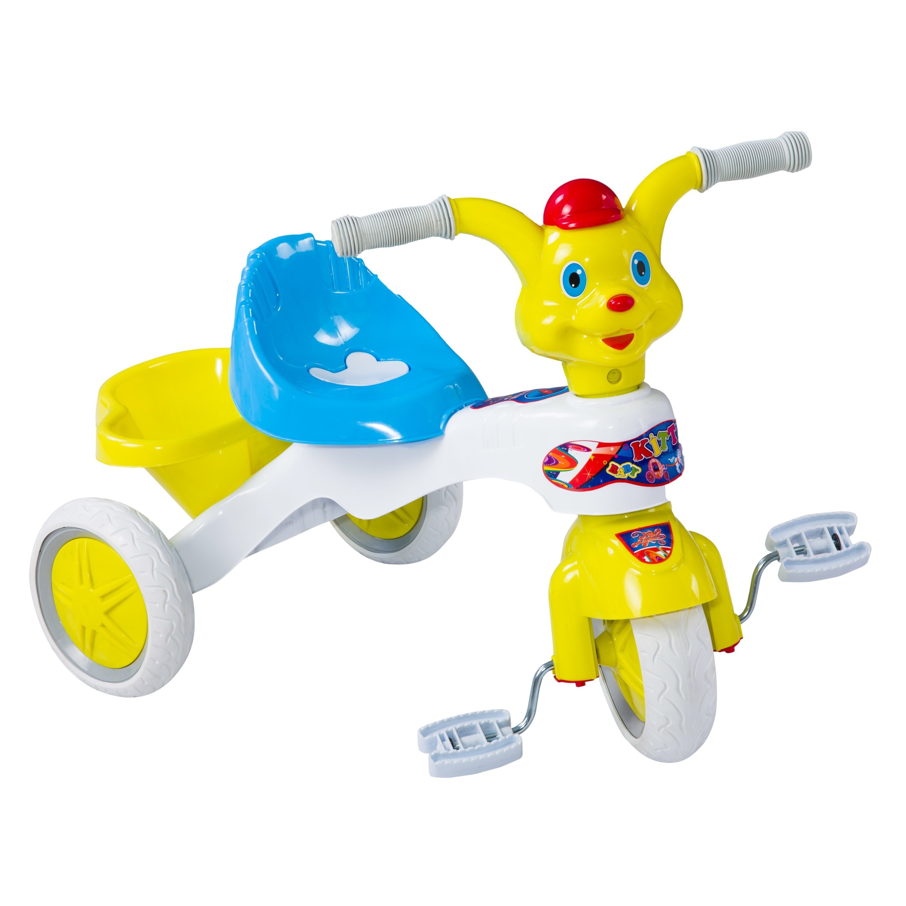 New Plastic Tricycle Kids Baby Child Tricycle Kids Bike Soft Wheels Child Tricycle Slient Wheel Funny Time Toys Ride on Car 2023