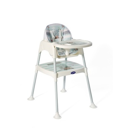 High Chair Baby Table and Chair 3 in 1 With EN14988 made in Turkey Multifunction Modern Portable Baby Feeding High Chair Plastic