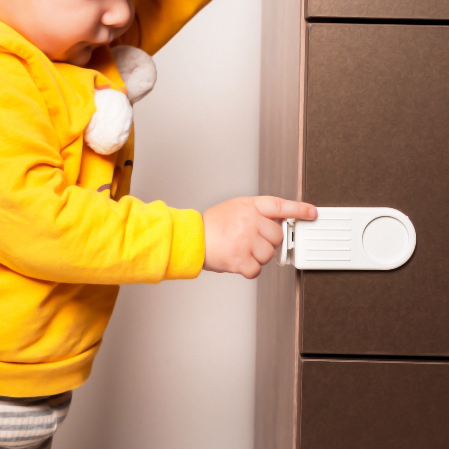 Child Safety Products Baby Protection Cabinet Lock Toxic Bulk Packaging Card Balance Plastic Feature Eco Material Origin Drawers