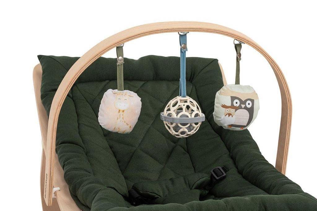 Wooden Rocking Chair For Baby Sleep Kids Sofa Indoor Wooden Baby Bouncer Swinging Chair For Babies Nursery