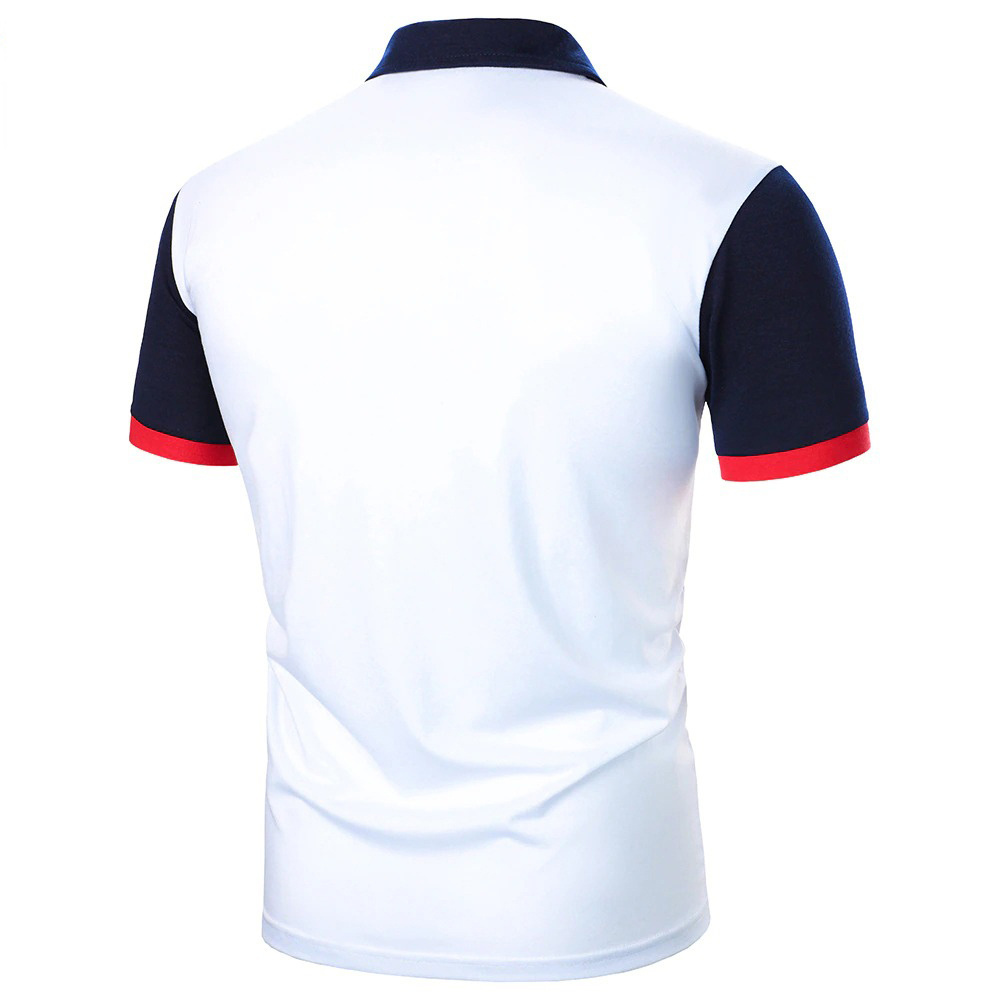 Top Quality New Design Wholesale Turn Down Collar 200 GSM Men's Short-Sleeved Cultural Polo Shirt