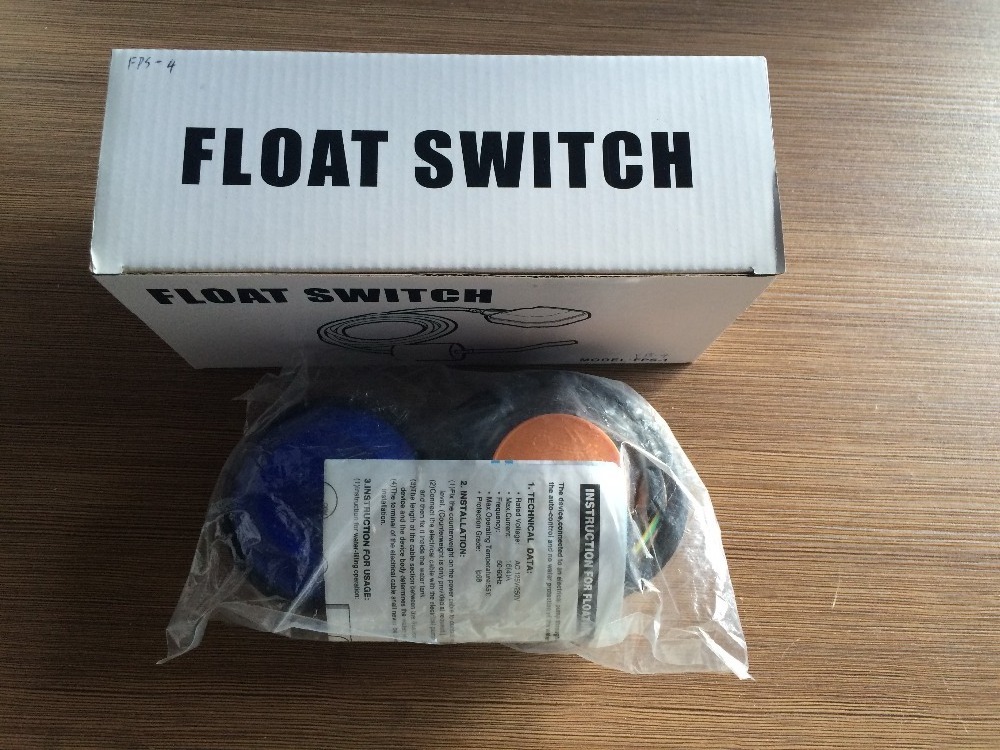 float switch water level control pump cable float ball switch (FPS-4)