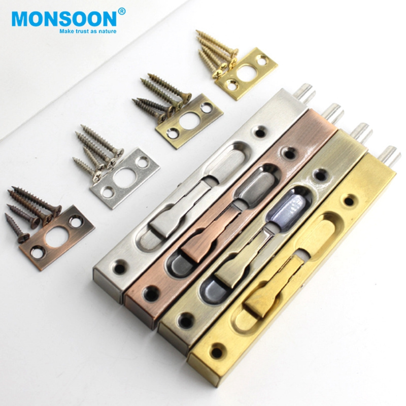 high quality stainless steel main door bolt latch fire security guard slide door bolt bearing capacity safety door lock bolt