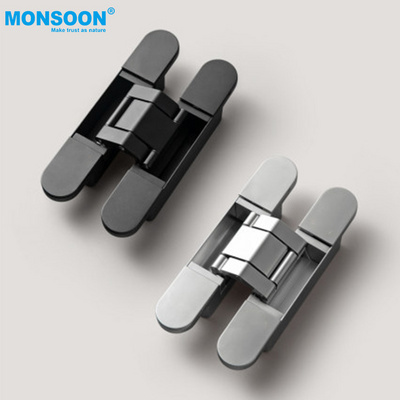 High Quality folding Invisible Door Hinge concealed adjustable door hidden hinge for door