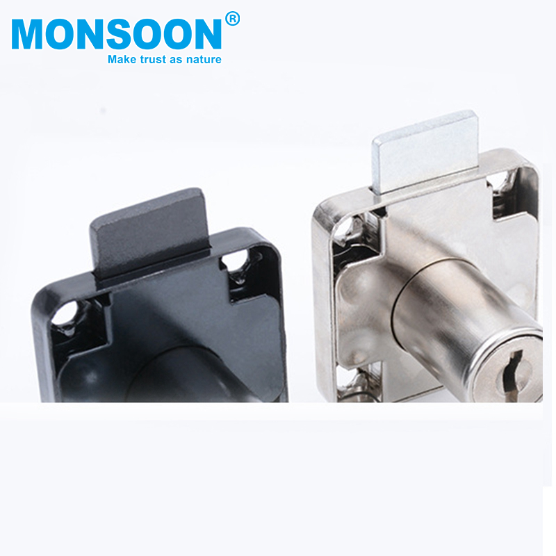 office desk drawer lock square cabinet locks hardware furniture zinc alloy metal cabinet door lock For Warehouse