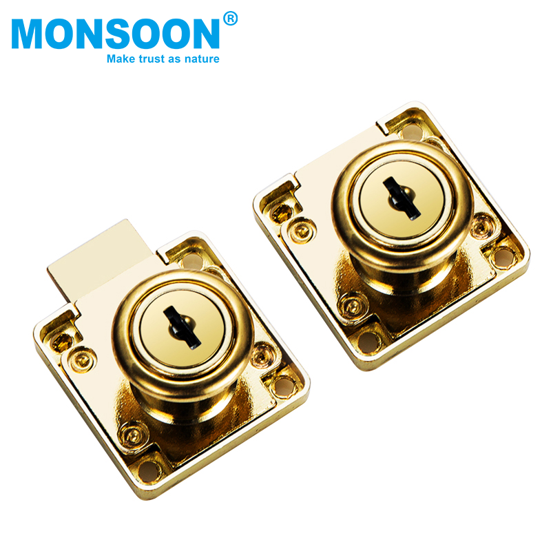 office desk drawer lock square cabinet locks hardware furniture zinc alloy metal cabinet door lock For Warehouse