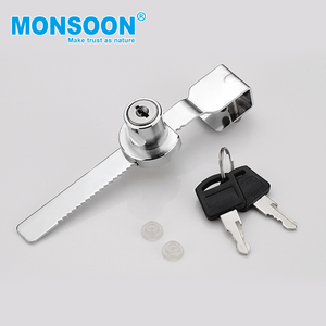 Zinc Alloy Showcase Cabinet Glass Lock 318 sliding glass door push lock glass furniture lock