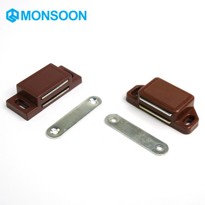 push to open magnetic door latch push button latch cabinet system damper buffer Magnetic Push Latch for cabinet door