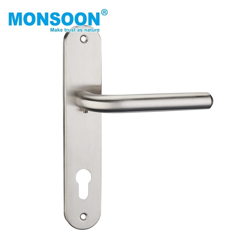 door window accessory aluminum alloy sliding lock doors lever handle locks stainless steel door handle lock