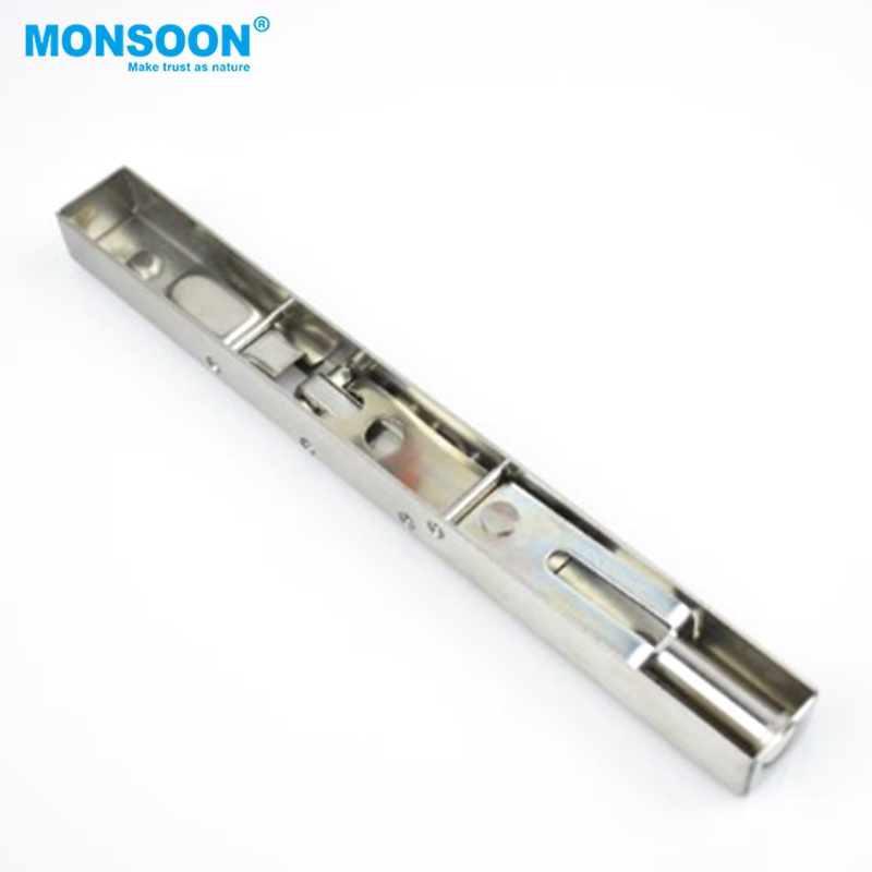 Conceal insert copper zinc alloy lever action flush door bolt steel main door tower bolt security square hidden door bolt