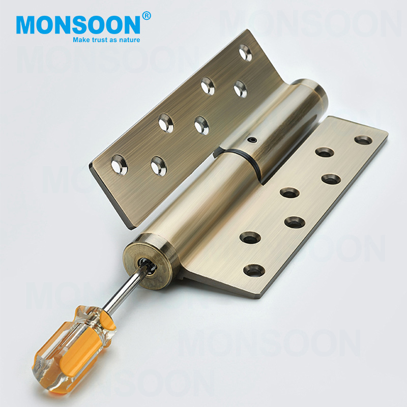 Heavy Duty Steel Furniture Cabinet Pivot Door Hinge 4 Inch Flush Butterfly Double Swing SS Door Hinges