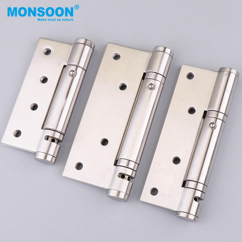 Hardware accessory 304 Decorative Small Box Cabinet Weld Head Lock Hinge Stainless Steel iron round corner spring door hinge