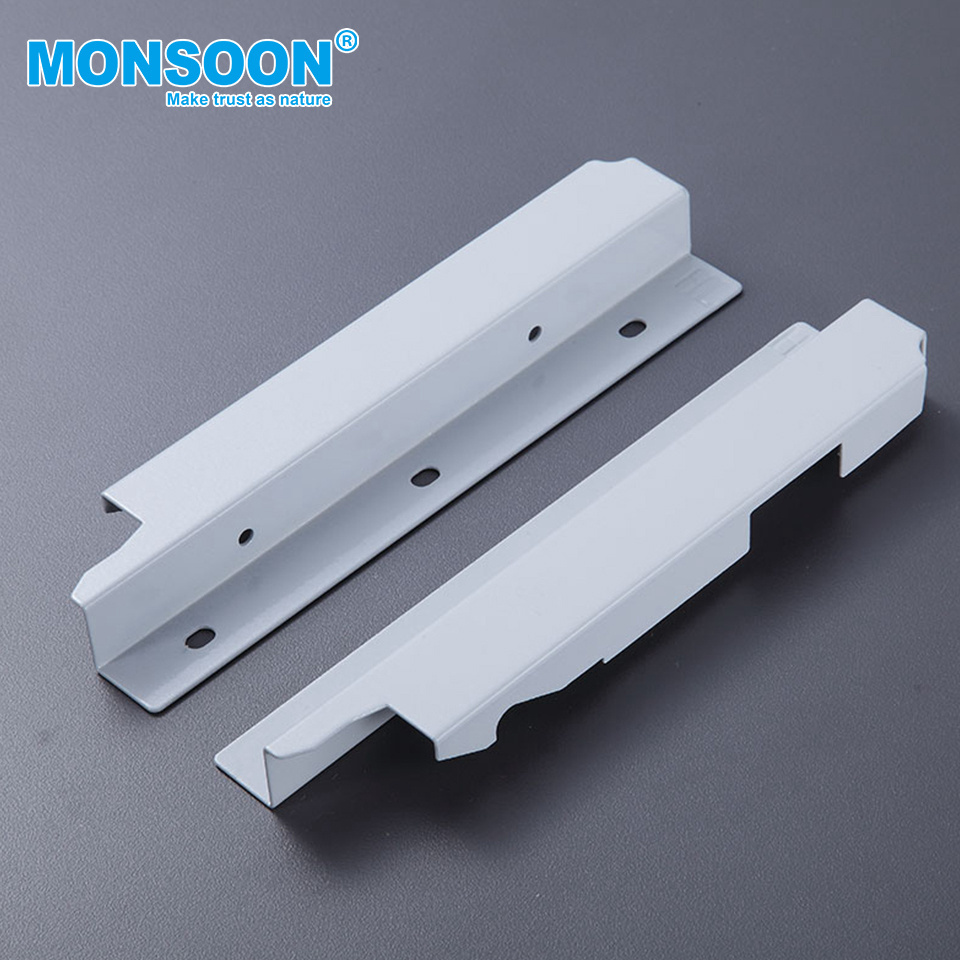 MONSOON Hardware accessories Cold-rolled steel soft closing glass legrabox drawer slide for kitchen drawer