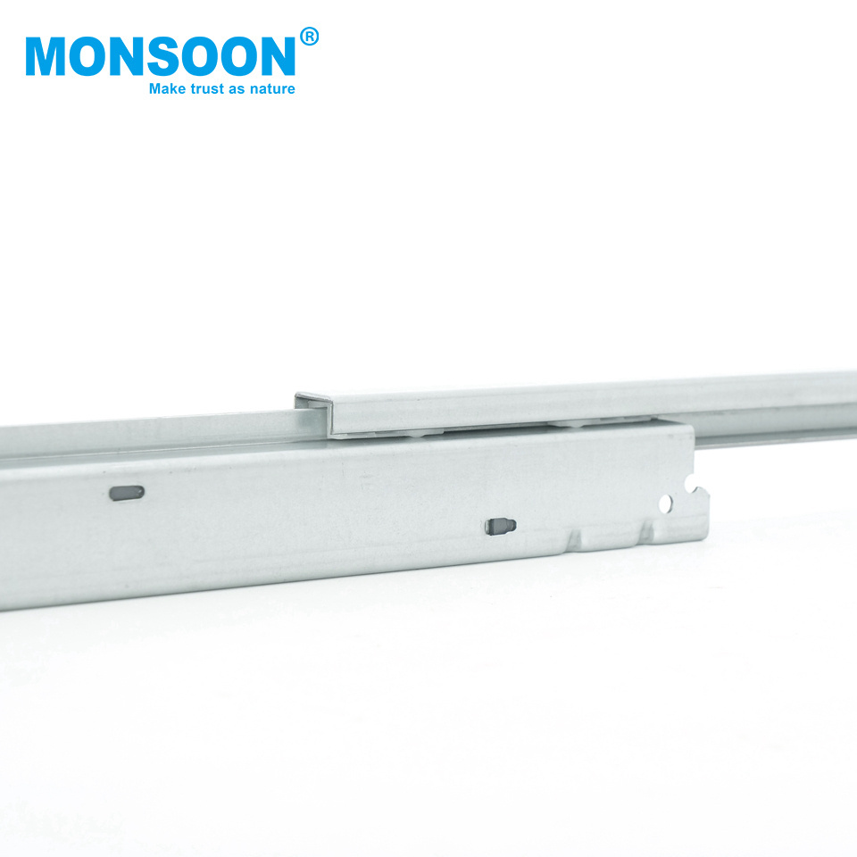 heavy duty 2 fold push open soft close undermount concealed drawer slide stainless 22 inch bottom mounting drawer rails