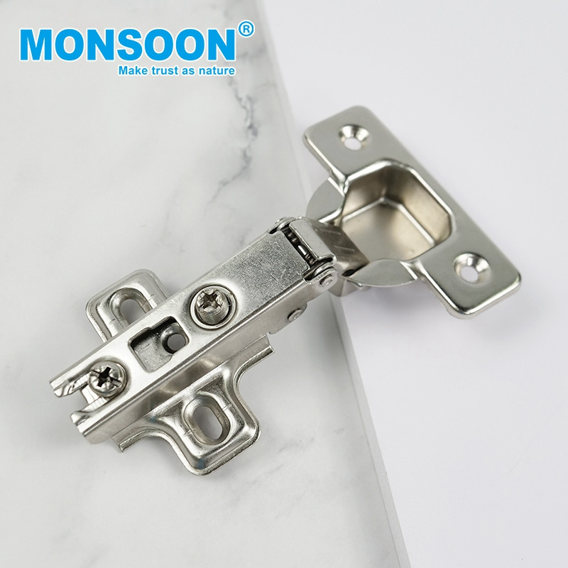 Monsoon Hardware Hinge 35mm Cup Slide On Two Way 4 Holes Concealed Hing Hydraulic Furniture Hardware Kitchen Cabinet Door Hinge