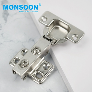 Monsoon Hardware Hinge 35mm Cup Slide On Two Way 4 Holes Concealed Hing Hydraulic Furniture Hardware Kitchen Cabinet Door Hinge