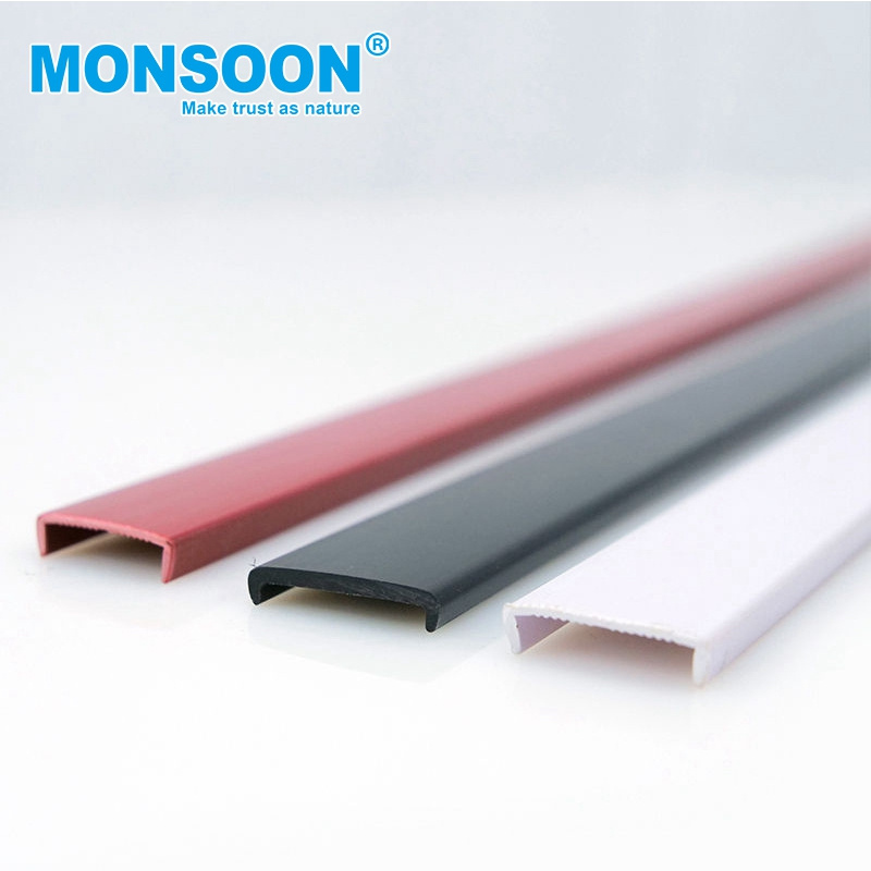 Furniture accessories pvc U profile edge banding U Shape Edge Banding U molding edge trim