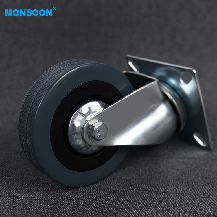 Clear Pu Replacement Caster Wheels Transparent Silicon Caster Wheel Manufacturer Office Chair Caster Wheels