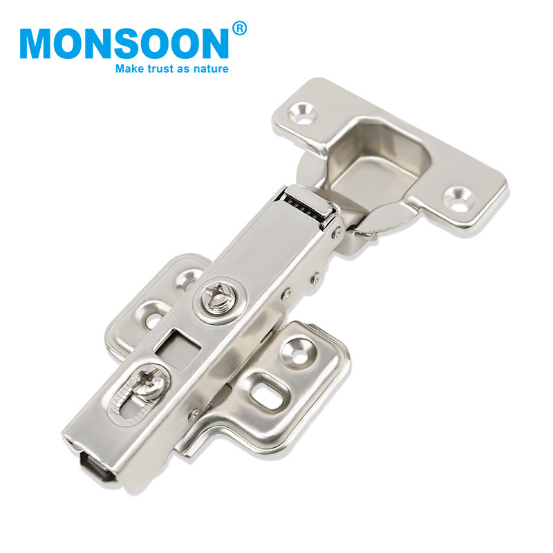 4 Holes Hinge Soft Close Cabinet Hinges Two Way Clip On Hydraulic Wooden Door Hinge