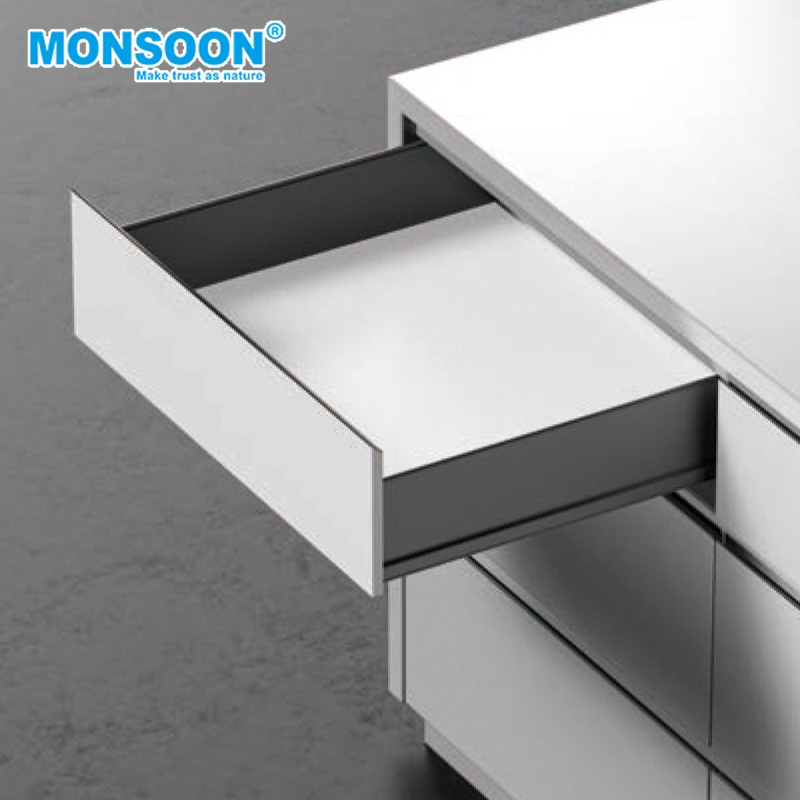 furniture kitchen 30kg undermount drawer slides soft colse sliding drawer rail legrabox Kitchen Inner Drawer System