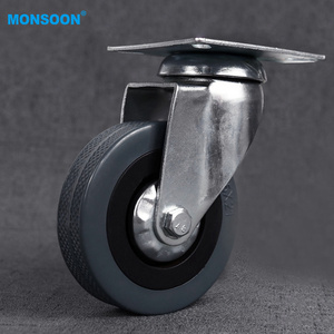 Clear Pu Replacement Caster Wheels Transparent Silicon Caster Wheel Manufacturer Office Chair Caster Wheels