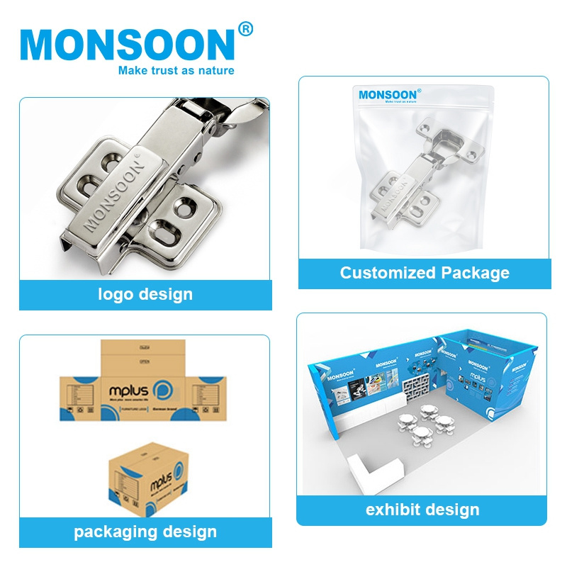 oem monsoon factories premium cabinet 45 degree Angle folding Hinges stainless steel cabinet hinges furniture hinges