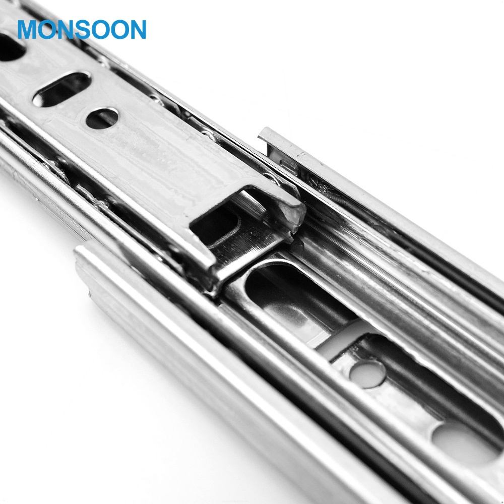 cabinet telescopic channels 35mm Full Extension Ball Bearing Drawer Slide for sliding cabinet door