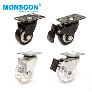 Heavy Duty Furniture Pressure Caster Inner Locking Office Chair Wheels Supplier From China