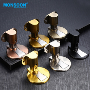 bedroom indoor strong hydraulic wooden door stopper istainless steel invisible magnetic door furniture stoppers for door