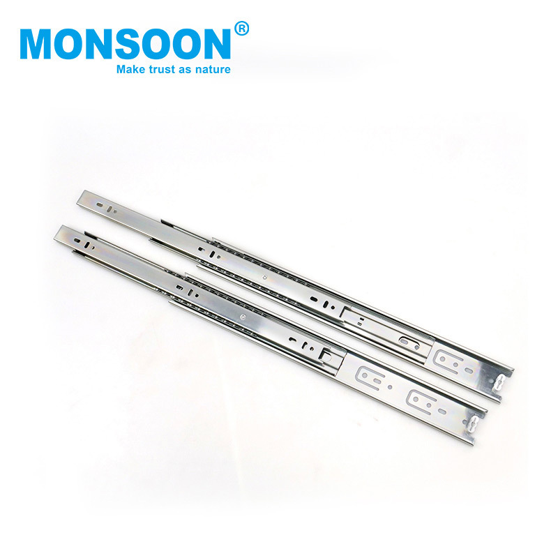 42mm Telescopic Ball Bearing Drawer Slide Jieyang Wholesale Home Kitchen Furniture Fittings