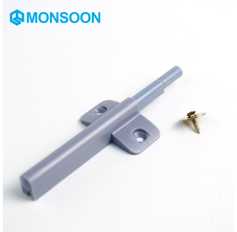 MONSOON Furniture hardware Safety Cabinet touch latch Close magnetic catches plastic catcher magnet push to open system