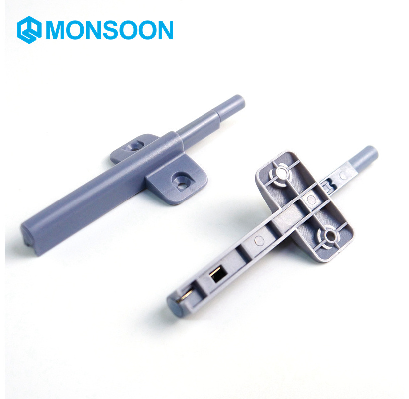 MONSOON Furniture hardware Safety Cabinet touch latch Close magnetic catches plastic catcher magnet push to open system