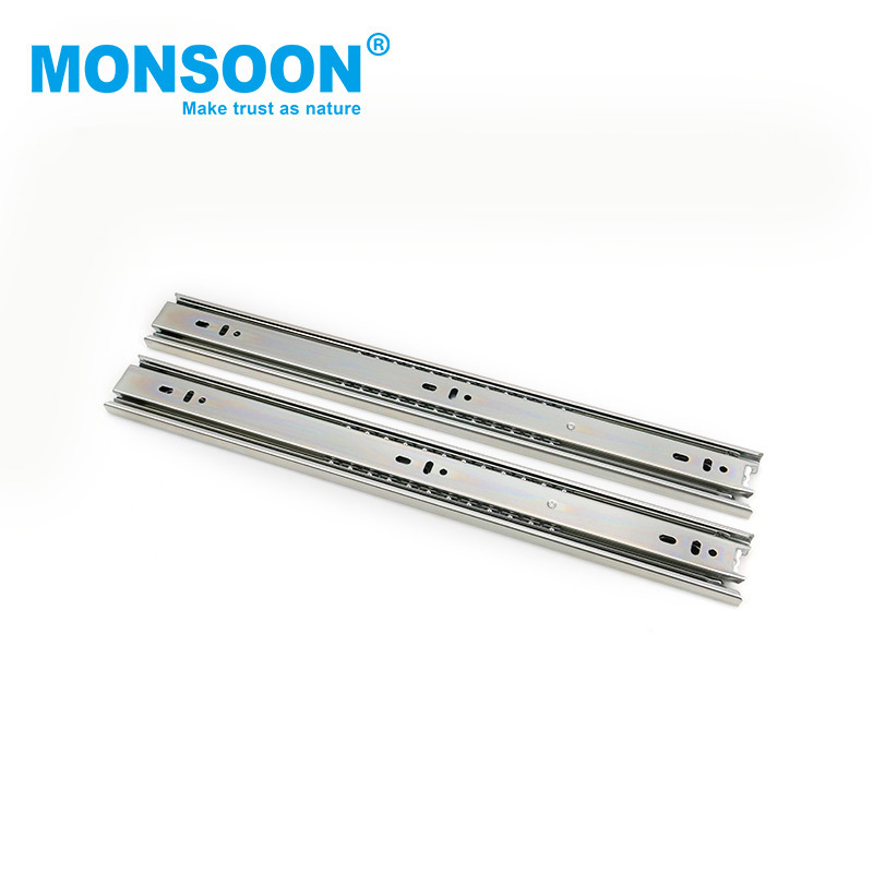 42mm Telescopic Ball Bearing Drawer Slide Jieyang Wholesale Home Kitchen Furniture Fittings