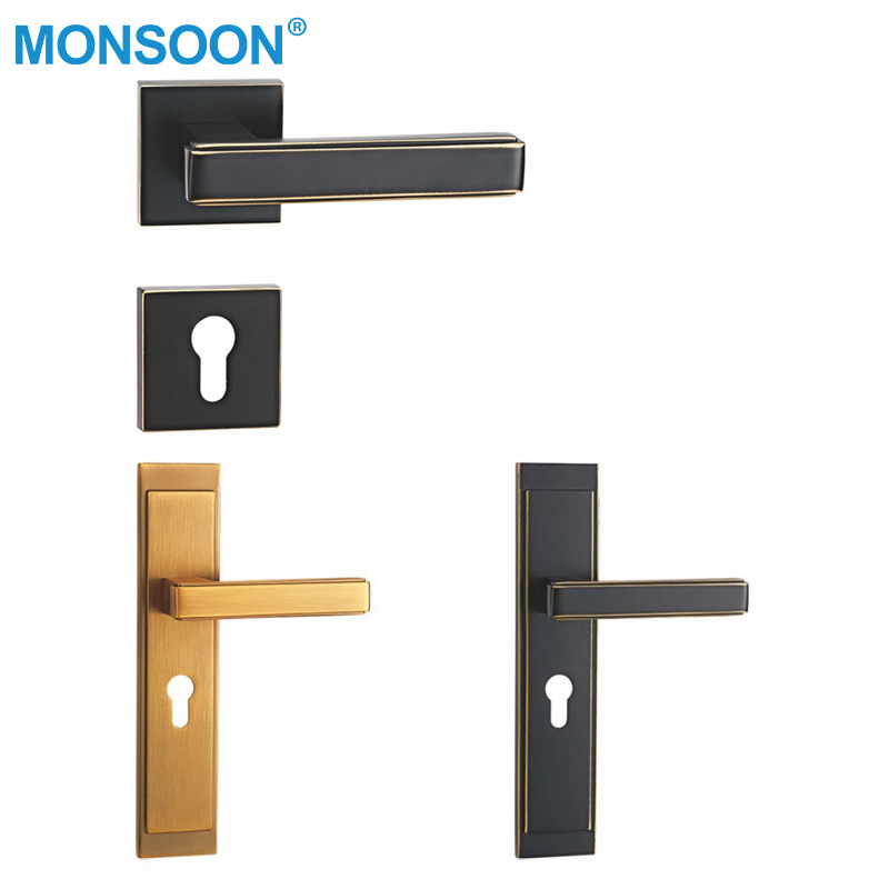 MONSOON Modern stainless steel zinc alloy design bedroom kitchen door handle classic long door pull handles