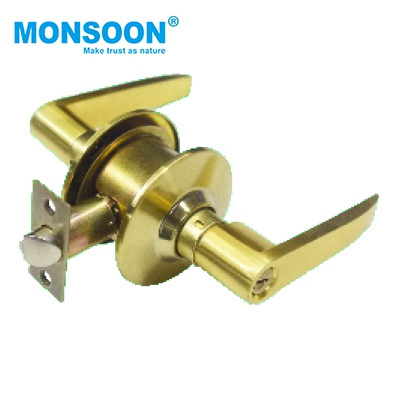 security cylindrical knob door lock lever handle Stainless Steel door Key In Lever main bedroom cylindrical door knob lock