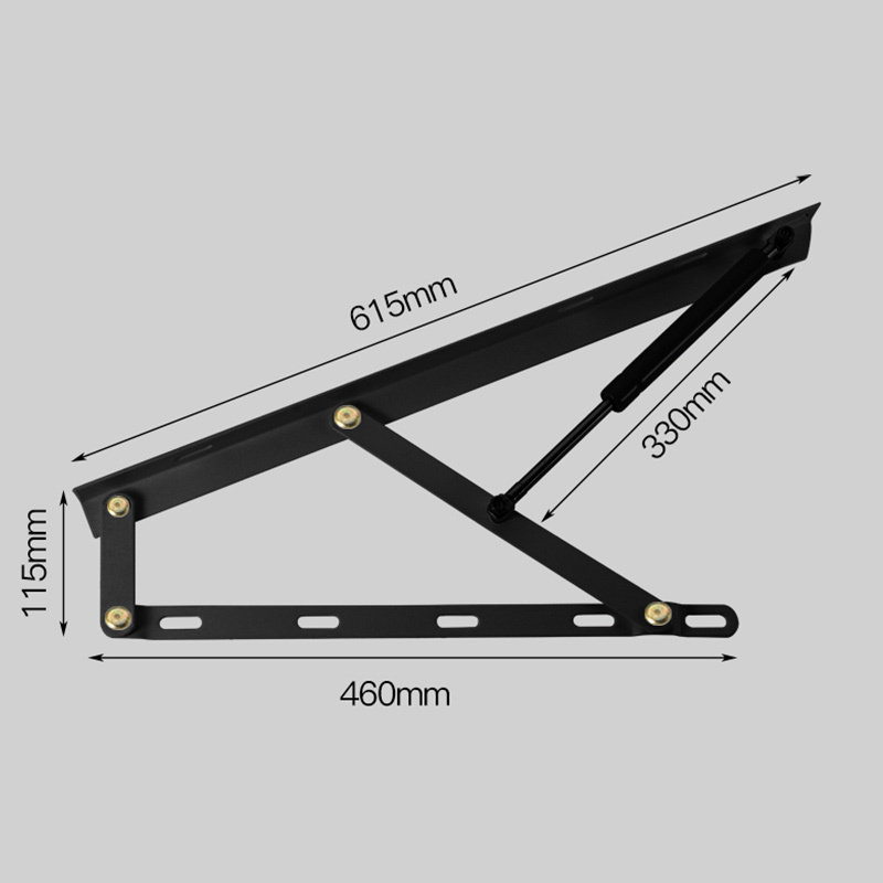 factory direct Wholesale 300N-1200N support frame gas support strut drop down gas strut hydraulic gas lift Hydraulic Bed Lift