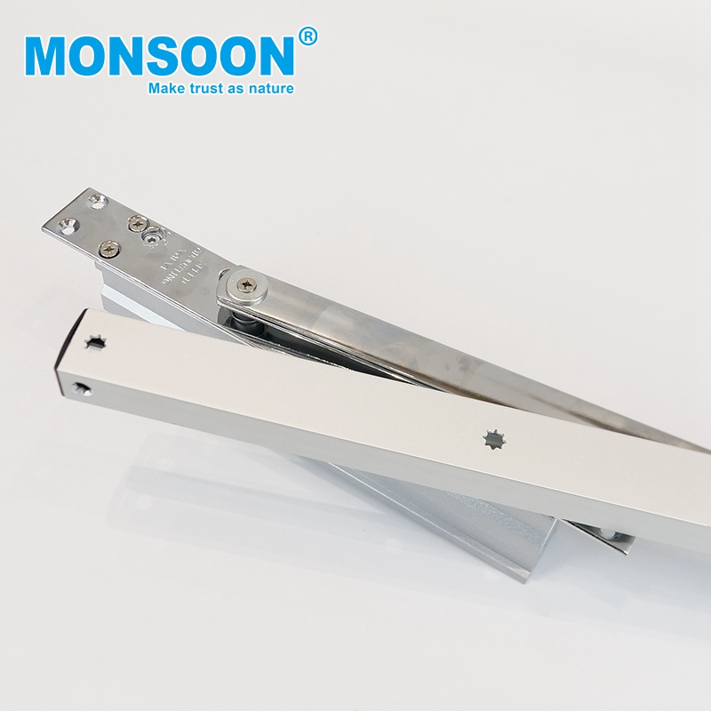 Commercial stainless steel Door Closer Hydraulic Steel spring loaded door closer black Soft Close Door Closer