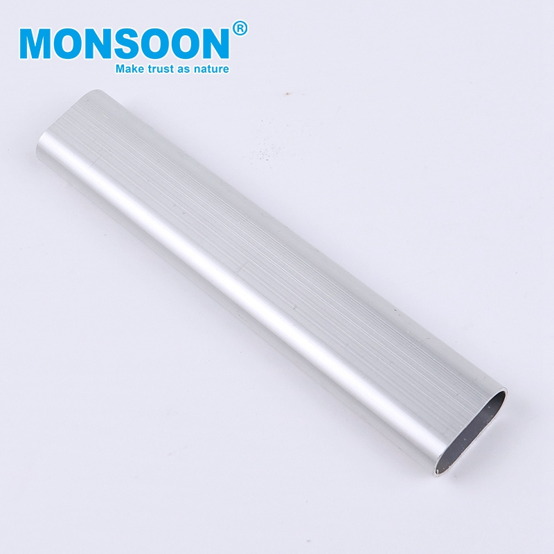 Furniture Fittings Pipe support clothes hanger tube clothes closet 25mm aluminum Wardrobe Hanging Rail Closet Rod