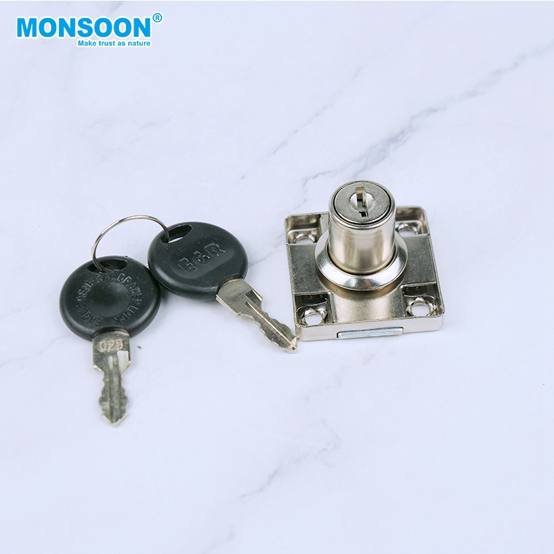 Steel Iron Cabinet Lock High Quality Furniture Office Drawer Computer Desk Lock Metal Desk Drawer Locks For Office