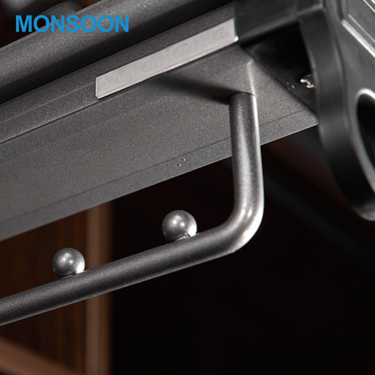 MONSOON Modern Wardrobe Accessories Sliding Closet 8 ball bearing suit hanger luxury stainless steel clothes rack