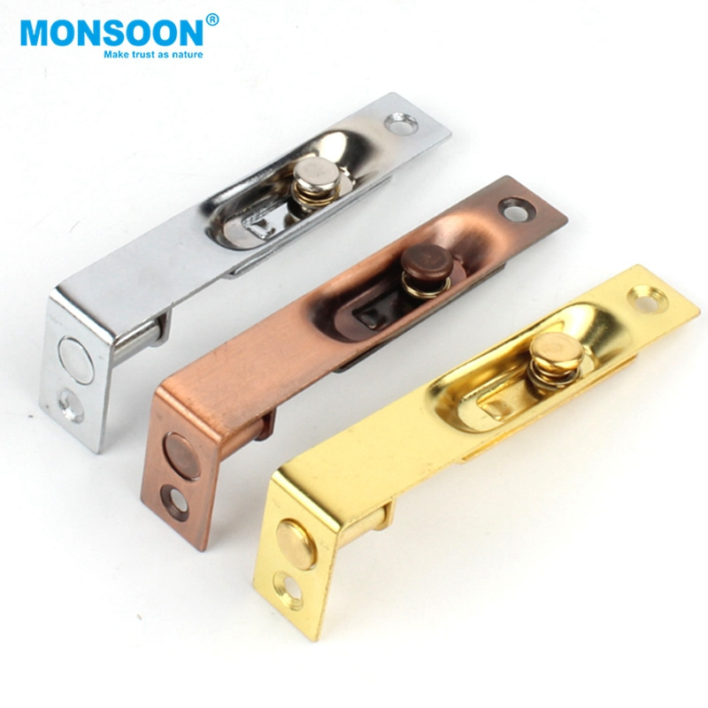 hardware hidden door bolt stainless steel main door tower bolt security concealed middle control flush bolt for steel door