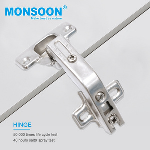 Furniture hardware Concealed 135 Degree hidden door hinges , auto close hinges , soft close cabinet hinge